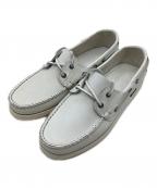 PARABOOTパラブーツ）の古着「デッキシューズ　PARABOOT」｜ホワイト