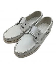 PARABOOT（パラブーツ）の古着「デッキシューズ　PARABOOT」｜ホワイト