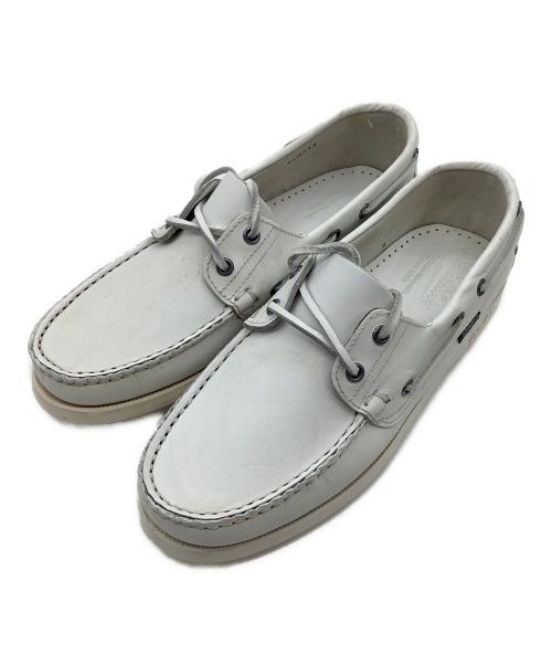 PARABOOT（パラブーツ）PARABOOT (パラブーツ) デッキシューズ　PARABOOT ホワイト サイズ:６　１/２の古着・服飾アイテム