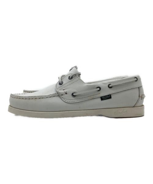 PARABOOT（パラブーツ）PARABOOT (パラブーツ) デッキシューズ　PARABOOT ホワイト サイズ:６　１/２の古着・服飾アイテム