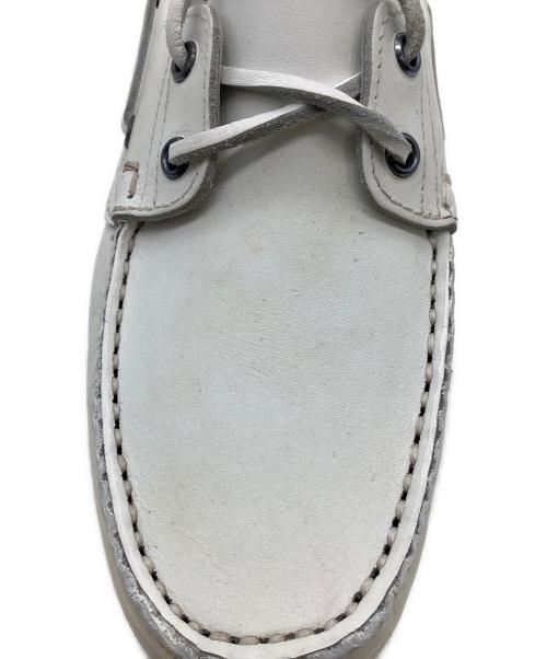 PARABOOT（パラブーツ）PARABOOT (パラブーツ) デッキシューズ　PARABOOT ホワイト サイズ:６　１/２の古着・服飾アイテム