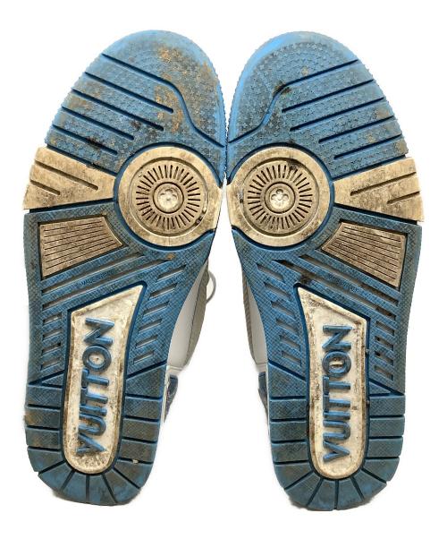 LOUIS VUITTON（ルイ ヴィトン）LOUIS VUITTON (ルイ ヴィトン) トレイナー マキシ スニーカー　LOUIS VUITTON　1A9ZI7 ブルー×ホワイト サイズ:26.5の古着・服飾アイテム