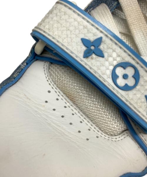 LOUIS VUITTON（ルイ ヴィトン）LOUIS VUITTON (ルイ ヴィトン) トレイナー マキシ スニーカー　LOUIS VUITTON　1A9ZI7 ブルー×ホワイト サイズ:26.5の古着・服飾アイテム