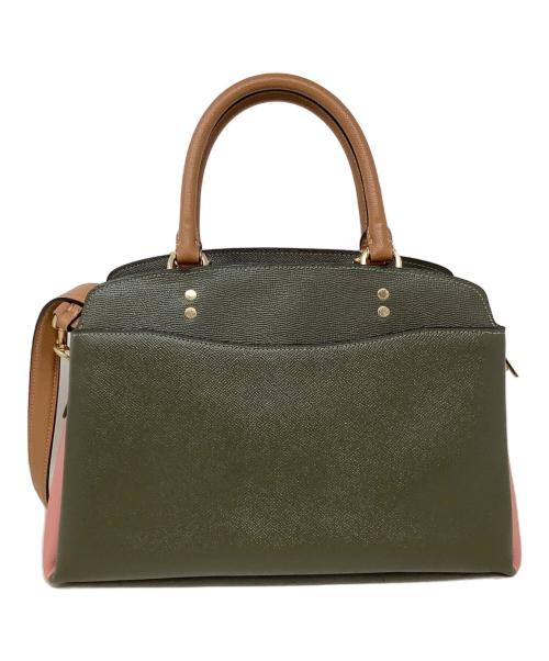 COACH（コーチ）COACH (コーチ) 2WAYショルダーバッグ　COACH（コーチ）　91162　リリー キャリーオール カラーブロック ブラウン×ピンクの古着・服飾アイテム