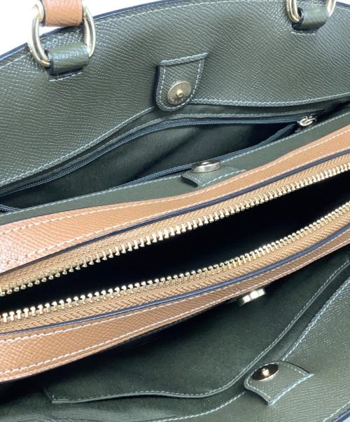 COACH（コーチ）COACH (コーチ) 2WAYショルダーバッグ　COACH（コーチ）　91162　リリー キャリーオール カラーブロック ブラウン×ピンクの古着・服飾アイテム