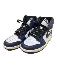 NIKE（ナイキ）の古着「ハイカットスニーカー　NIKE（ナイキ）　Air Jordan 1 Retro High OG　DZ5485-401」｜ホワイト×ネイビー
