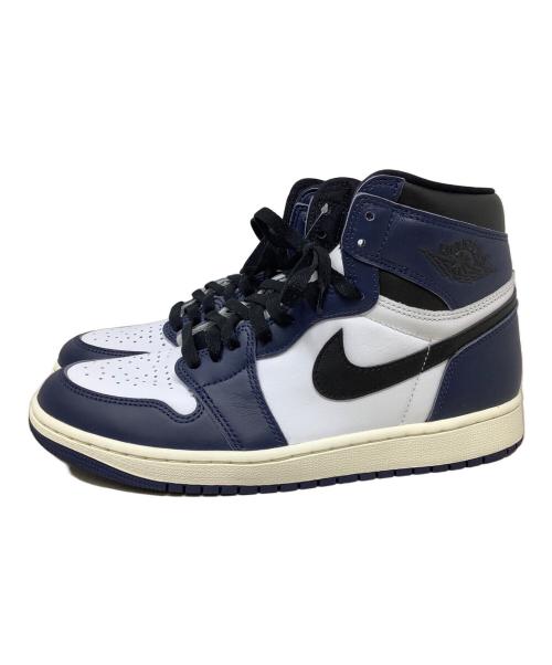 NIKE（ナイキ）NIKE (ナイキ) ハイカットスニーカー　NIKE（ナイキ）　Air Jordan 1 Retro High OG　DZ5485-401 ホワイト×ネイビー サイズ:27.5 未使用品の古着・服飾アイテム