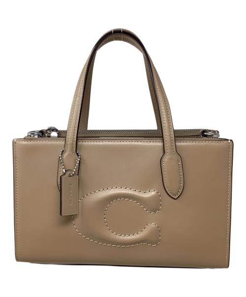 COACH（コーチ）COACH (コーチ) 2WAYバッグ　COACH（コーチ） ベージュの古着・服飾アイテム