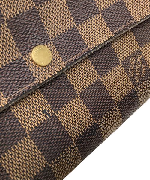 LOUIS VUITTON（ルイ ヴィトン）LOUIS VUITTON (ルイ ヴィトン) 長財布　LOUIS VUITTON　（ルイ ヴィトン）　ダミエ　N61724 ブラウンの古着・服飾アイテム