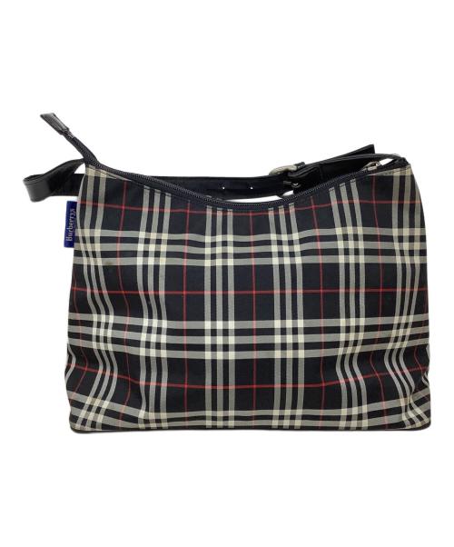 BURBERRY BLUE LABEL（バーバリー ブルー レーベル）BURBERRY BLUE LABEL (バーバリーロンドンブルーレーベル) ハンドバッグ　BURBERRY BLUE LABEL（バーバリーロンドンブルーレーベル） ブラックの古着・服飾アイテム