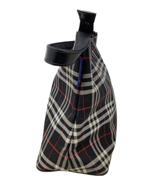 BURBERRY BLUE LABEL（バーバリー ブルー レーベル）BURBERRY BLUE LABEL (バーバリーロンドンブルーレーベル) ハンドバッグ　BURBERRY BLUE LABEL（バーバリーロンドンブルーレーベル） ブラックの古着・服飾アイテム