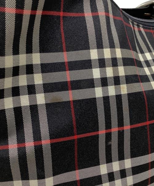 BURBERRY BLUE LABEL（バーバリー ブルー レーベル）BURBERRY BLUE LABEL (バーバリーロンドンブルーレーベル) ハンドバッグ　BURBERRY BLUE LABEL（バーバリーロンドンブルーレーベル） ブラックの古着・服飾アイテム