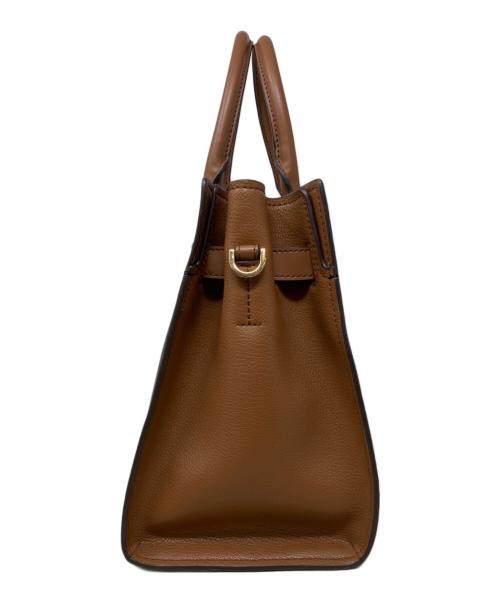 MICHAEL KORS（マイケル・コース）MICHAEL KORS (マイケル・コース) 2WAYサッチェルバッグ　MICHAEL KORS（マイケルコース）　ハミルトン ブラウンの古着・服飾アイテム