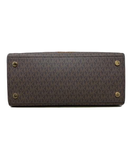 MICHAEL KORS（マイケル・コース）MICHAEL KORS (マイケル・コース) 2WAYサッチェルバッグ　MICHAEL KORS（マイケルコース）　ハミルトン ブラウンの古着・服飾アイテム