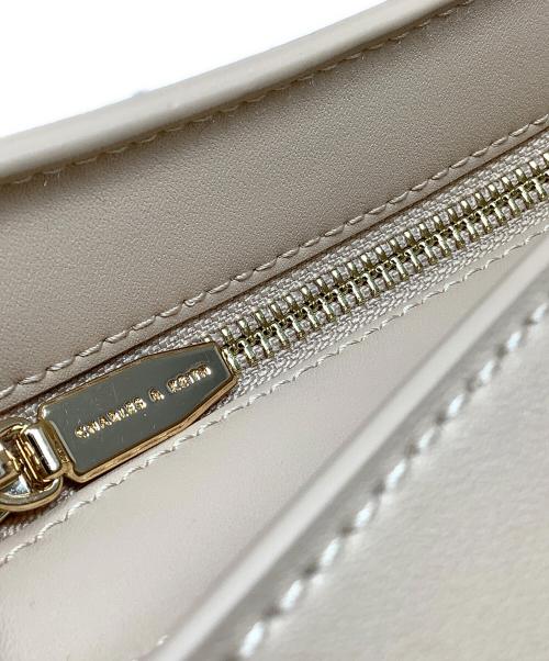 CHARLES & KEITH（チャールズアンドキース）CHARLES & KEITH (チャールズ＆キース) アシンメトリックショルダーバッグ　CHARLES & KEITH（チャールズ＆キース） ピンクの古着・服飾アイテム