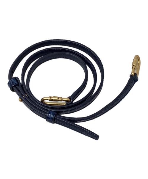 TORY BURCH（トリーバーチ）TORY BURCH (トリーバーチ) 型押し2WAYバッグ　TORY BURCH（トリーバーチ）　Juliette ネイビーの古着・服飾アイテム