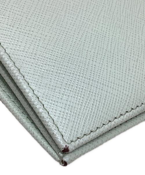 PRADA（プラダ）PRADA (プラダ) 長財布　PRADA（プラダ）　サフィアーノ　1MV025 ライトグリーンの古着・服飾アイテム