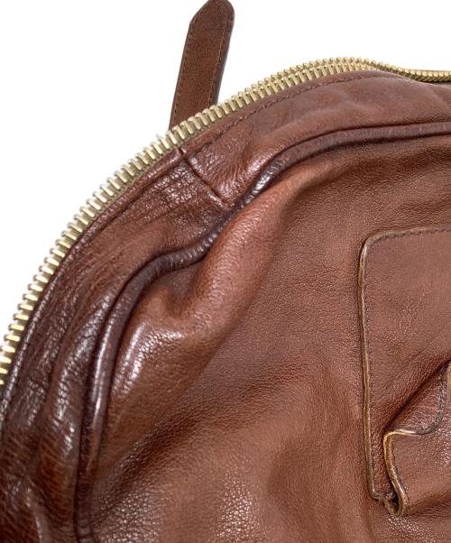 PRADA（プラダ）PRADA (プラダ) レザーショルダーバッグ　PRADA（プラダ）　 ブラウンの古着・服飾アイテム