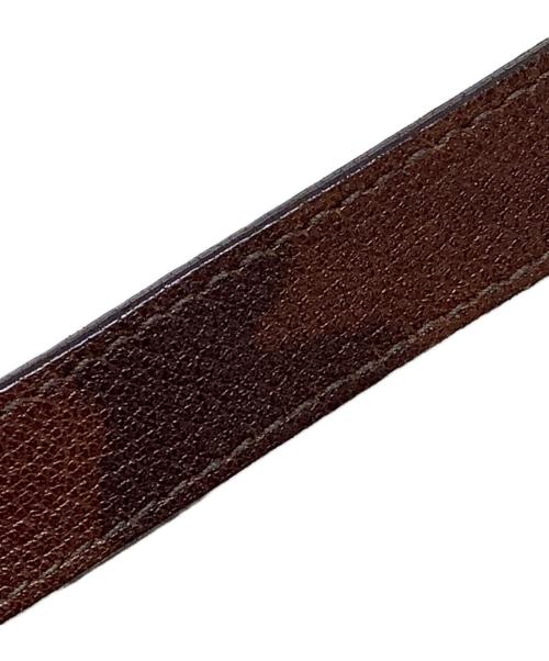 PRADA（プラダ）PRADA (プラダ) レザーショルダーバッグ　PRADA（プラダ）　 ブラウンの古着・服飾アイテム