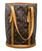 LOUIS VUITTONルイ ヴィトン）の古着「トートバッグ　Louis Vuitton（ルイヴィトン）モノグラム　バケットGM　」｜ブラウン