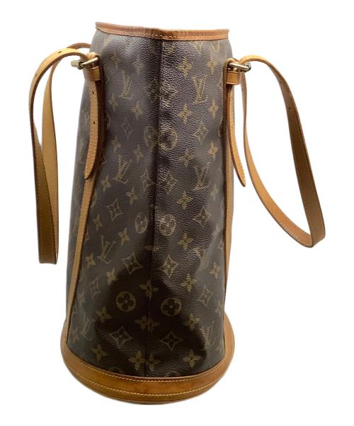 LOUIS VUITTON（ルイ ヴィトン）LOUIS VUITTON (ルイ ヴィトン) トートバッグ　Louis Vuitton（ルイヴィトン）モノグラム　バケットGM　 ブラウンの古着・服飾アイテム