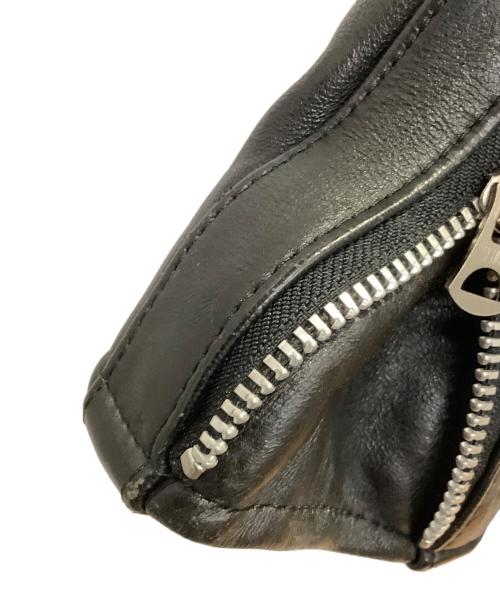 SCHOTT BROS.（ショット）SCHOTT BROS. ATTACHMENT (アタッチメント) ダブルライダースジャケット　SCHOTT BROS.（ショットブロス）　ATTACHMENT（アタッチメント）　ラムレザー　3171065 ブラック サイズ:Sの古着・服飾アイテム