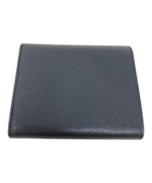 PRADA（プラダ）PRADA (プラダ) 3つ折り財布　PRADA(プラダ)　M176A ブラックの古着・服飾アイテム