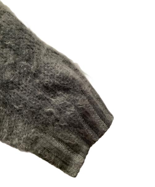 stussy（ステューシー）stussy (ステューシー) ニットカーディガン　stussy（ステューシー） グレー サイズ:Mの古着・服飾アイテム