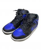 NIKEナイキ）の古着「AIR JORDAN 1 MID　NIKE（ナイキ）　554724-077」｜ブラック×ブルー