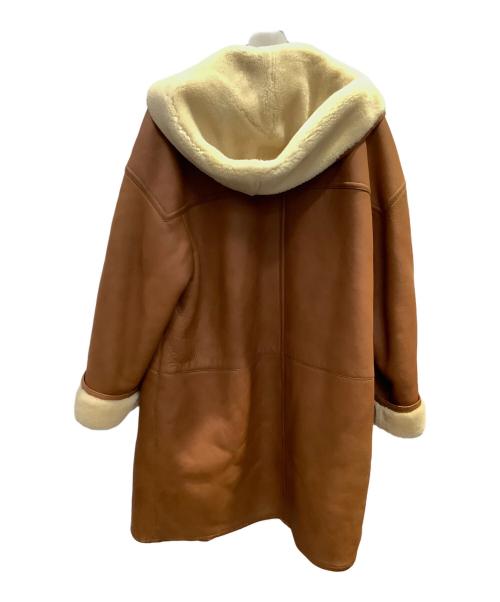 MaxMara（マックスマーラ）MaxMara (マックスマーラ) ムートンコート　MaxMara（マックスマーラー） ブラウン サイズ:40の古着・服飾アイテム