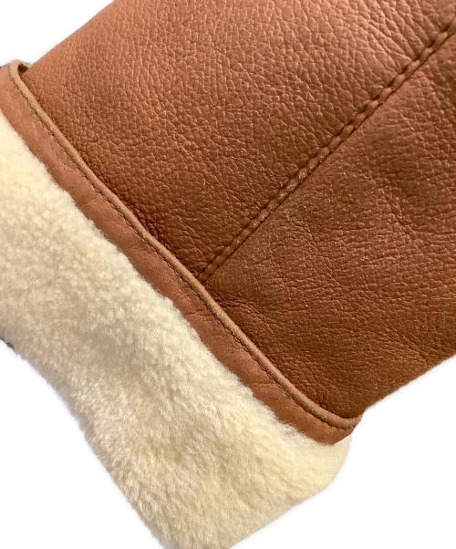 MaxMara（マックスマーラ）MaxMara (マックスマーラ) ムートンコート　MaxMara（マックスマーラー） ブラウン サイズ:40の古着・服飾アイテム