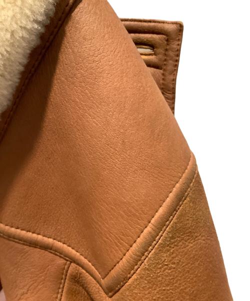 MaxMara（マックスマーラ）MaxMara (マックスマーラ) ムートンコート　MaxMara（マックスマーラー） ブラウン サイズ:40の古着・服飾アイテム