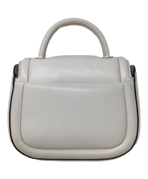 Kate Spade（ケイトスペード）Kate Spade (ケイトスペード) クロスボディ　Kate Spade（ケイトスペード）　パフィートップハンドル ホワイトの古着・服飾アイテム