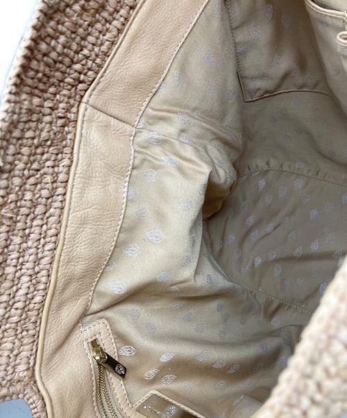 HELEN KAMINSKI（ヘレンカミンスキー）HELEN KAMINSKI (ヘレンカミンスキー) カゴバッグ　HELEN KAMINSKI(ヘレンカミンスキー)  ナチュラルの古着・服飾アイテム