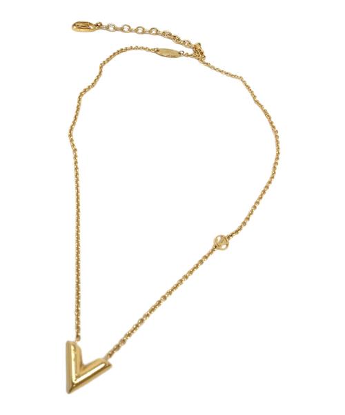 LOUIS VUITTON（ルイ ヴィトン）LOUIS VUITTON (ルイ ヴィトン) ネックレス　LOUIS VUITTON（ルイ ヴィトン）　エッセンシャルV　M00857 ゴールドの古着・服飾アイテム