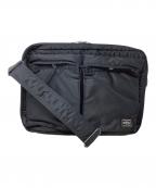 PORTERポーター）の古着「ショルダーバッグ　PORTER（ポーター）　タンカー」｜ブラック