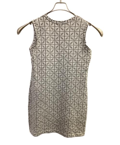 FENDI（フェンディ）FENDI (フェンディ) ノースリーブ・キャミソールワンピース　FENDI（フェンディ） グレー サイズ:４４の古着・服飾アイテム