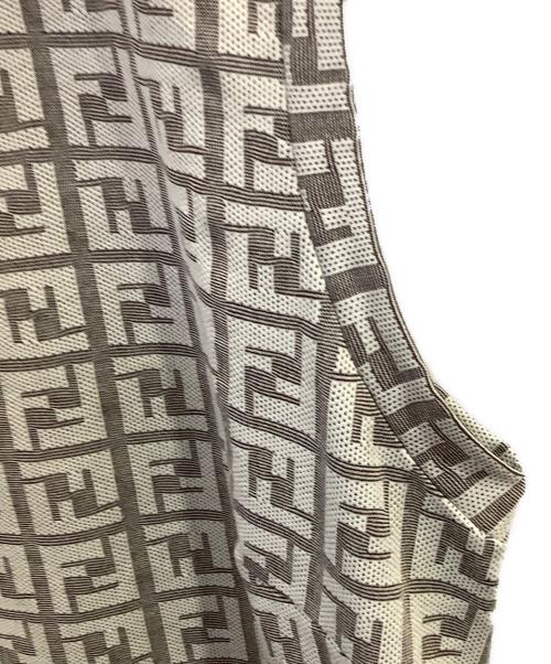 FENDI（フェンディ）FENDI (フェンディ) ノースリーブ・キャミソールワンピース　FENDI（フェンディ） グレー サイズ:４４の古着・服飾アイテム