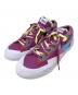 NIKE（ナイキ）の古着「スニーカー　NIKE（ナイキ）　sacai（サカイ）　KAWS（カウズ）　BLAZER LOW 　DM7901-500」｜パープル