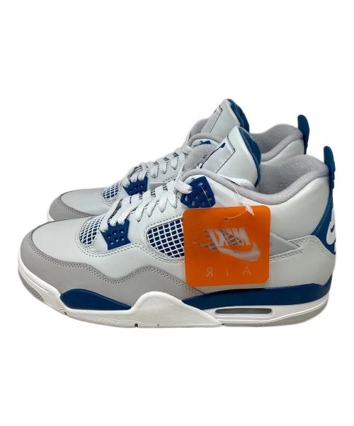 NIKE（ナイキ）NIKE (ナイキ) スニーカー　NIKE(ナイキ)　Air Jordan 4 Retro FV5029-141 グレー×ブルー サイズ:28.5cm 未使用品の古着・服飾アイテム