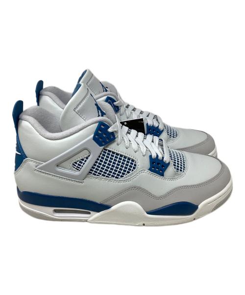 NIKE（ナイキ）NIKE (ナイキ) スニーカー　NIKE(ナイキ)　Air Jordan 4 Retro FV5029-141 グレー×ブルー サイズ:28.5cm 未使用品の古着・服飾アイテム