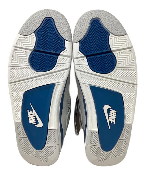 NIKE（ナイキ）NIKE (ナイキ) スニーカー　NIKE(ナイキ)　Air Jordan 4 Retro FV5029-141 グレー×ブルー サイズ:28.5cm 未使用品の古着・服飾アイテム