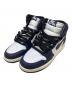 NIKE（ナイキ）の古着「ハイカットスニーカー NIKE(ナイキ)　Air Jordan 1 Retro High OG FD　1437-401」｜ホワイト×ネイビー