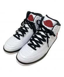 NIKE（ナイキ）の古着「ハイカットスニーカー　NIKE（ナイキ）　AIR JORDAN2　DX4400-106」｜ブラック×ホワイト