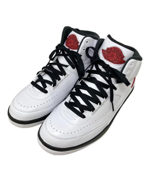 NIKE（ナイキ）NIKE (ナイキ) ハイカットスニーカー　NIKE（ナイキ）　AIR JORDAN2　DX4400-106 ブラック×ホワイト サイズ:27.5の古着・服飾アイテム