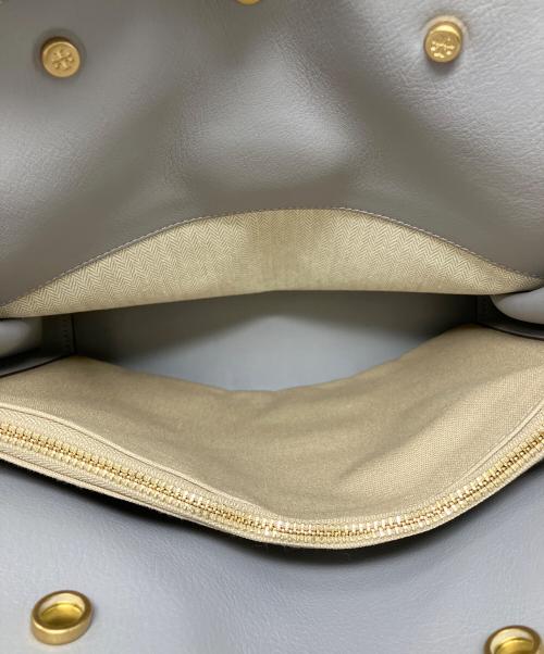 TORY BURCH（トリーバーチ）TORY BURCH (トリーバーチ) ハンドバッグ　TORY　BURCH(トリーバーチ)　リーラジウィル ブラウン×グリーンの古着・服飾アイテム