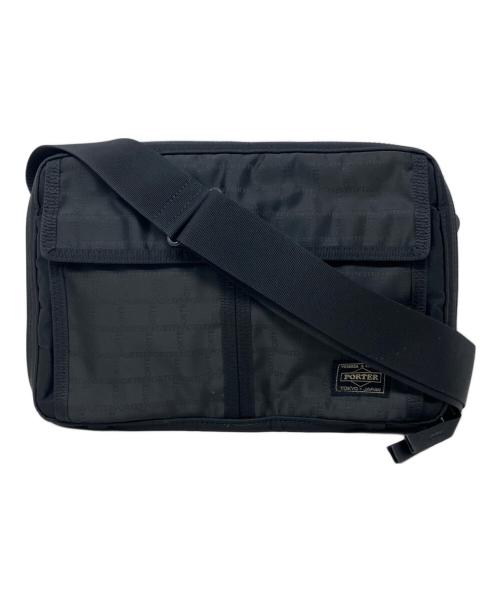 PORTER（ポーター）PORTER (ポーター) ショルダーバッグ　BLACK PATTERN(ブラックパターン) ブラックの古着・服飾アイテム