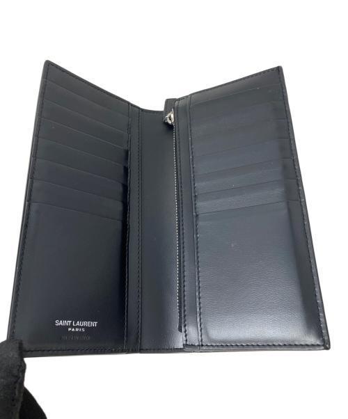 Saint Laurent Paris（サンローランパリ）Saint Laurent Paris (サンローランパリ) コンチネンタルウォレット Saint Laurent Paris(サンローランパリ)　タイニーカサンドラ　607746 ブラック サイズ:　の古着・服飾アイテム