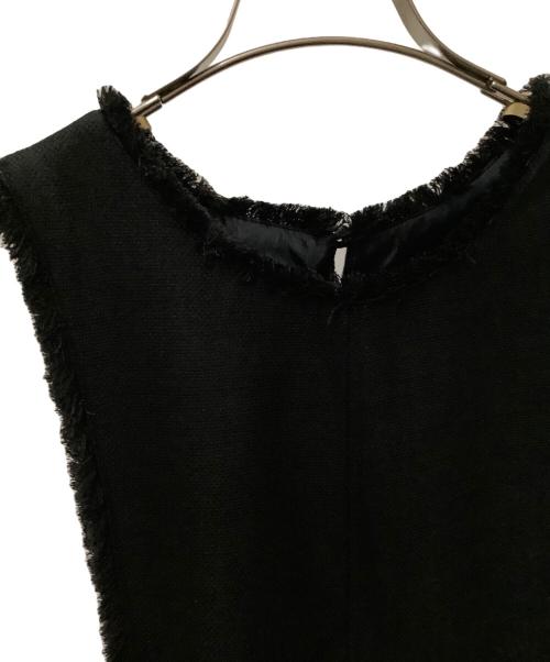 SLOBE IENA（スローブ イエナ）SLOBE IENA (スローブ イエナ) ツイードジャンパースカート　SLOBE IENA（スローブ イエナ）　2023AW　23-040-912-4040-3-0 ブラック サイズ:38の古着・服飾アイテム