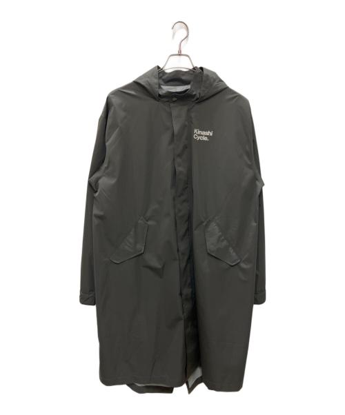 KINASHI CYCLE（キナシサイクル）KINASHI CYCLE (キナシサイクル) レインコート グレー サイズ:Ｍの古着・服飾アイテム